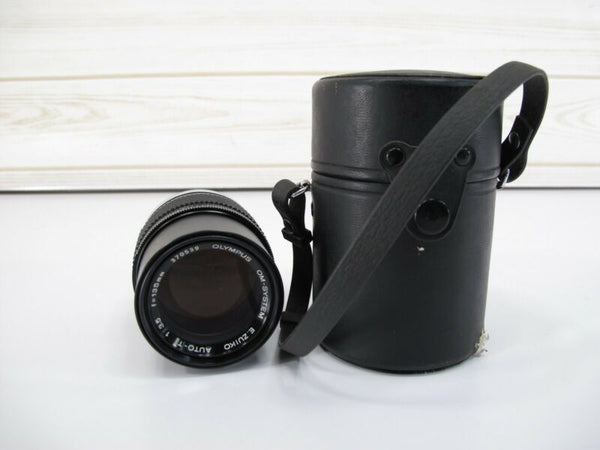 OLYMPUS OM - SYSTEM ZUIKO AUTO - T 135mm 1:3.5 JAPAN w/ case - ZeereeZ