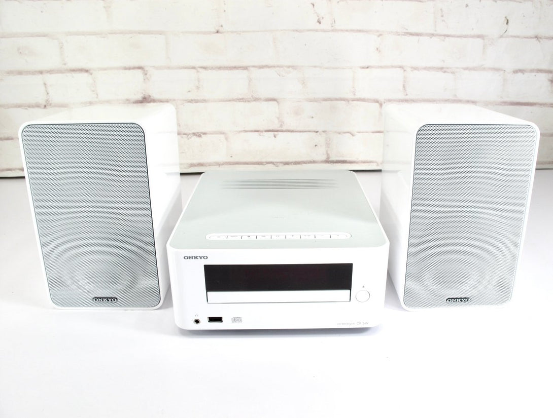 Onkyo Bluetooth Hi - Fi BookShelf Stereo MP3/CD Player System AM/FM USB AUX - ZeereeZ