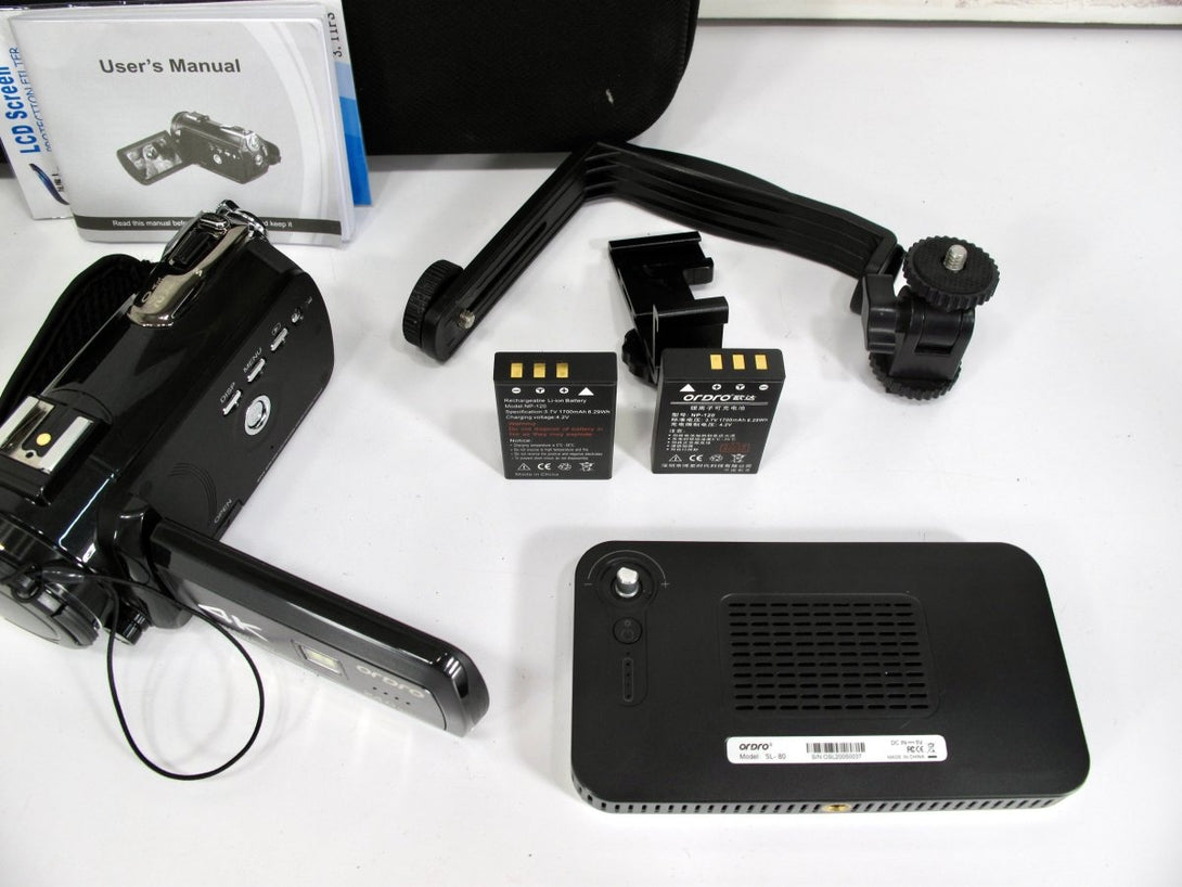 ORDRO HDR - AC3 Video Camera Ultra HD 4k Camcorder with Microphone - ZeereeZ
