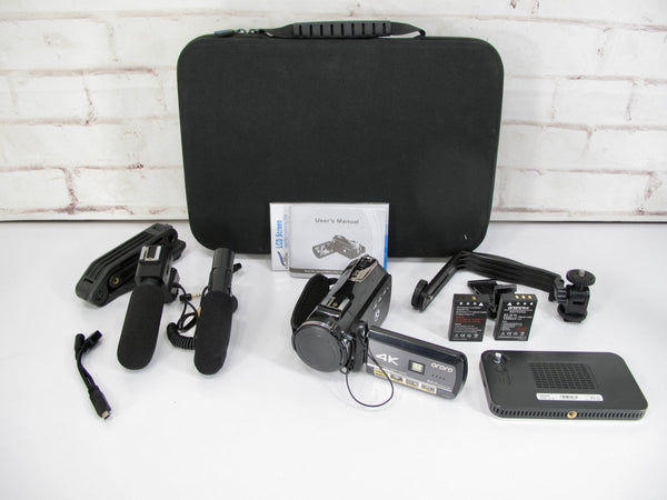 ORDRO HDR - AC3 Video Camera Ultra HD 4k Camcorder with Microphone - ZeereeZ