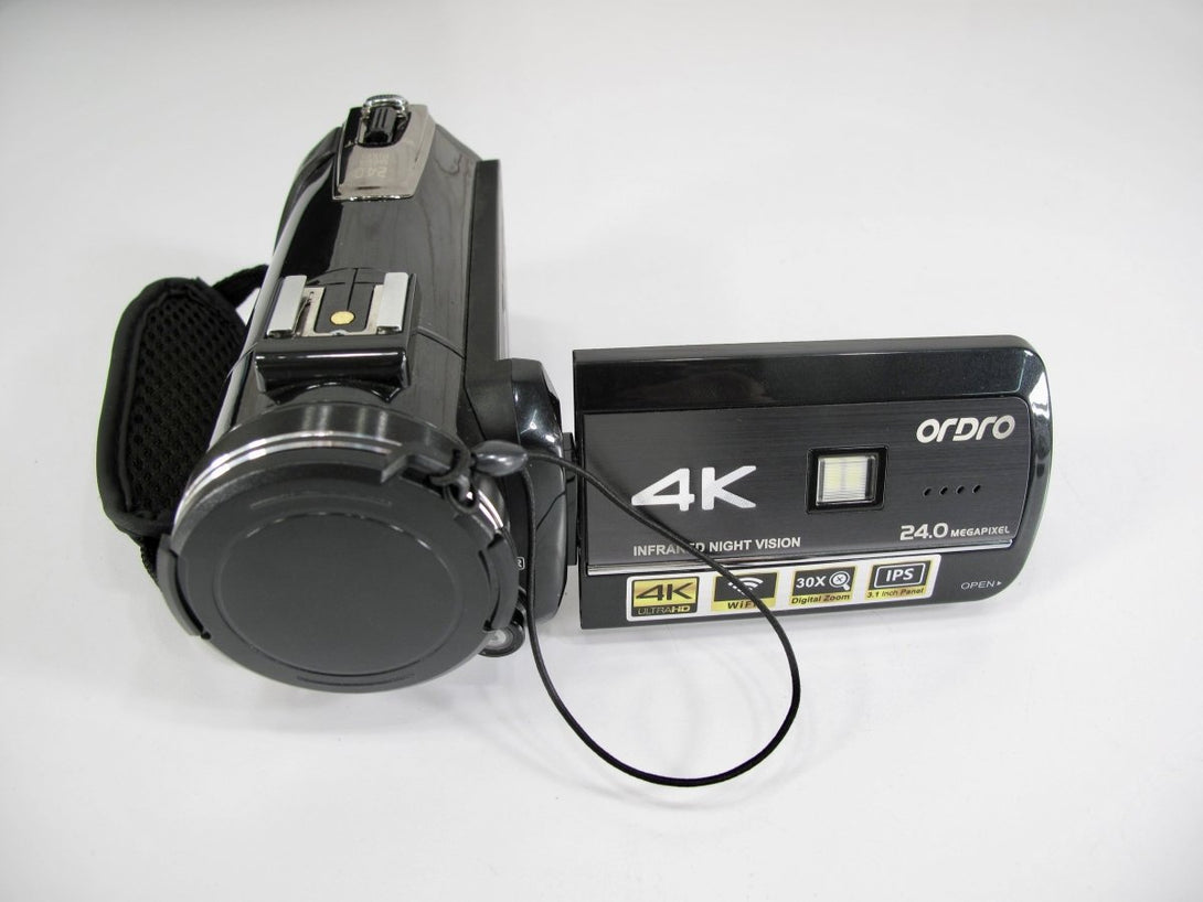 ORDRO HDR - AC3 Video Camera Ultra HD 4k Camcorder with Microphone - ZeereeZ