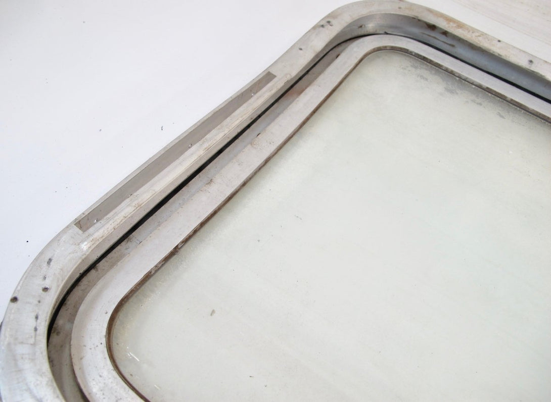 Original Double Pane Glass/ Plexi Curved Side Awning Window for 1969 - Mid 70s Airstream Trailers - ZeereeZ