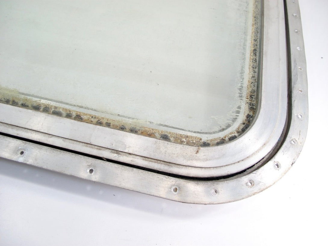 Original Double Pane Glass/ Plexi Curved Side Awning Window for 1969 - Mid 70s Airstream Trailers - ZeereeZ