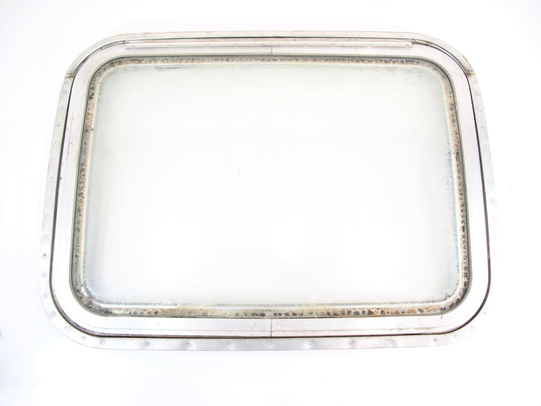 Original Double Pane Glass/ Plexi Curved Side Awning Window for 1969 - Mid 70s Airstream Trailers - ZeereeZ