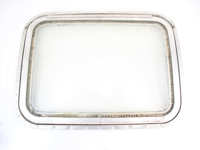 Original Double Pane Glass/ Plexi Curved Side Awning Window for 1969 - Mid 70s Airstream Trailers - ZeereeZ
