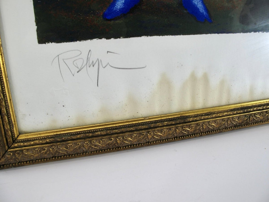 Original New Orleans 1996 Pete Fountain Jazz Festival Signed George Rodrigue Blue Dog Poster - ZeereeZ