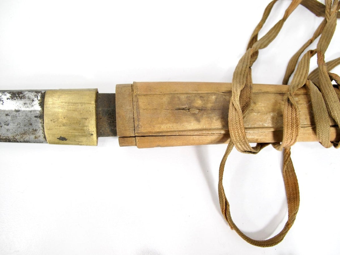 Original WWII Mishina Yoshiaki Japanese Gunto Katana Sword w/ Saya/Sheath - ZeereeZ
