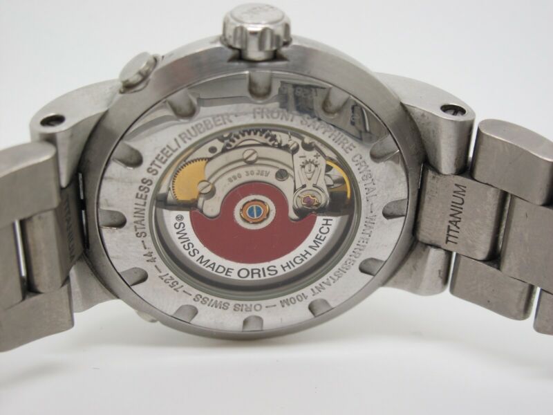 Oris Worldtimer TT1 Mens Titanium & Stainless Swiss Automatic Diving Watch - ZeereeZ