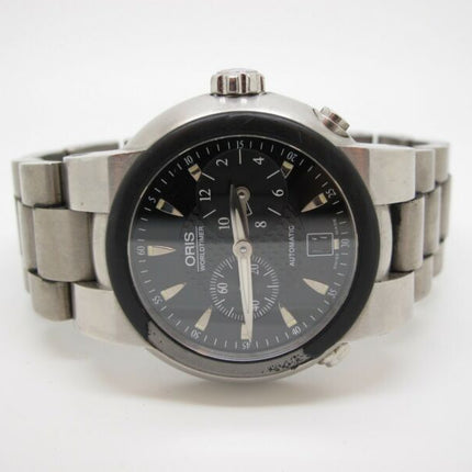Oris Worldtimer TT1 Mens Titanium & Stainless Swiss Automatic Diving Watch - ZeereeZ