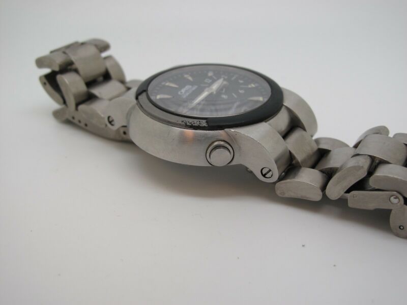 Oris Worldtimer TT1 Mens Titanium & Stainless Swiss Automatic Diving Watch - ZeereeZ