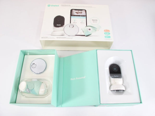 Owlet Monitor Duo 3rd Gen Baby Monitor w/ Smart Sock Video Oxygen Heart Rate - ZeereeZ