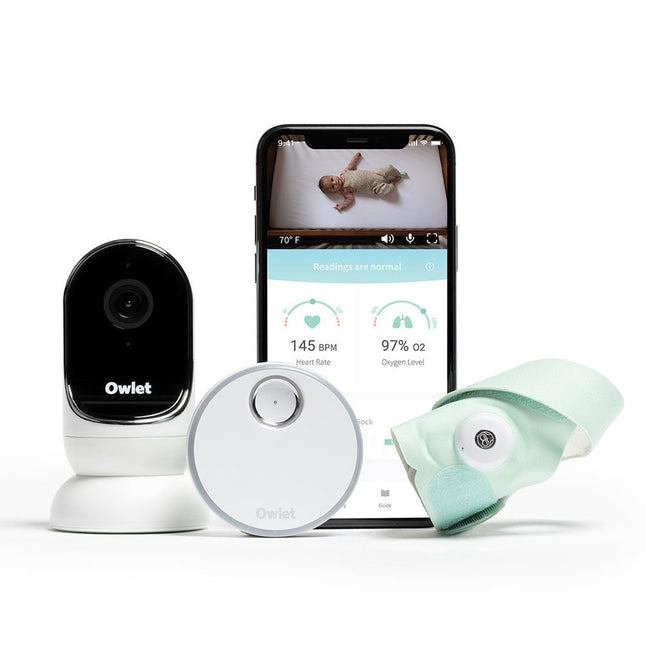 Owlet Monitor Duo 3rd Gen Baby Monitor w/ Smart Sock Video Oxygen Heart Rate - ZeereeZ