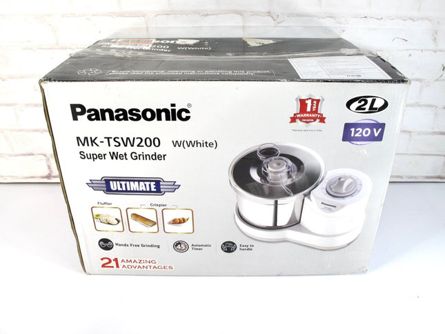 Panasonic MK - TSW200 ltimate Wet Grinder Grain, Paste + More Grinder Appliance - ZeereeZ