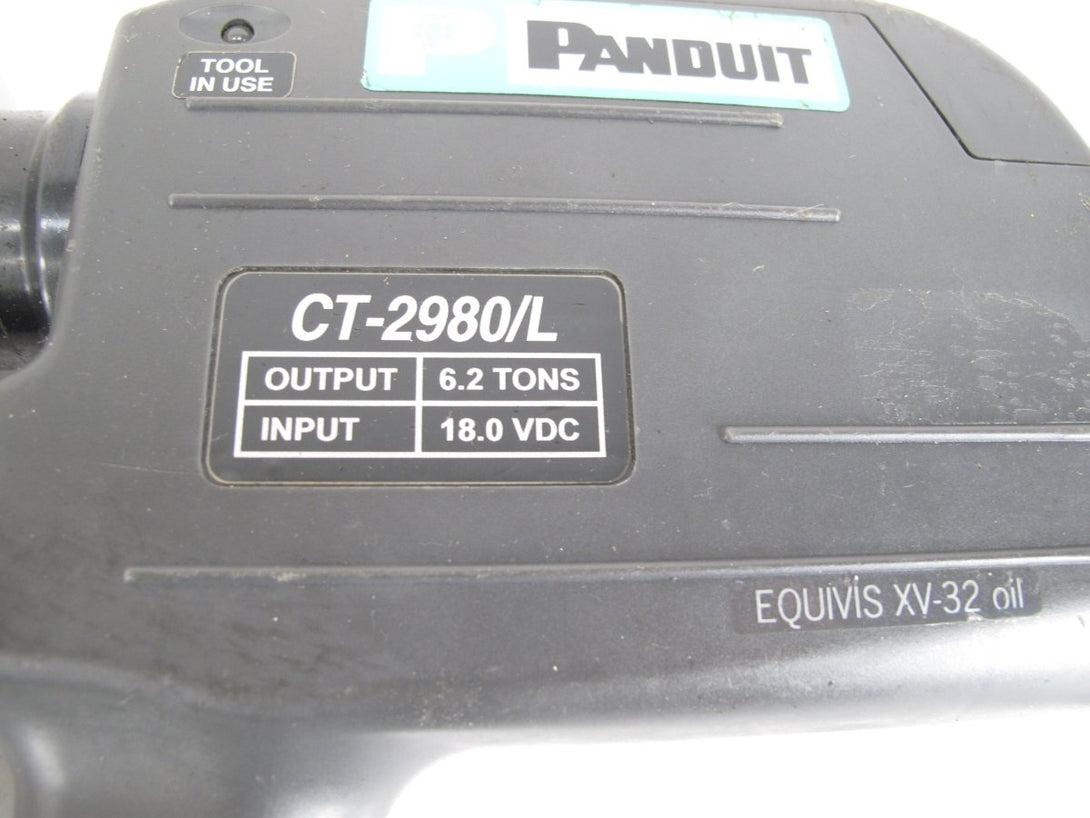 Panduit CT - 2980 L Cordless Crimper Compression Crimp Tool - ZeereeZ