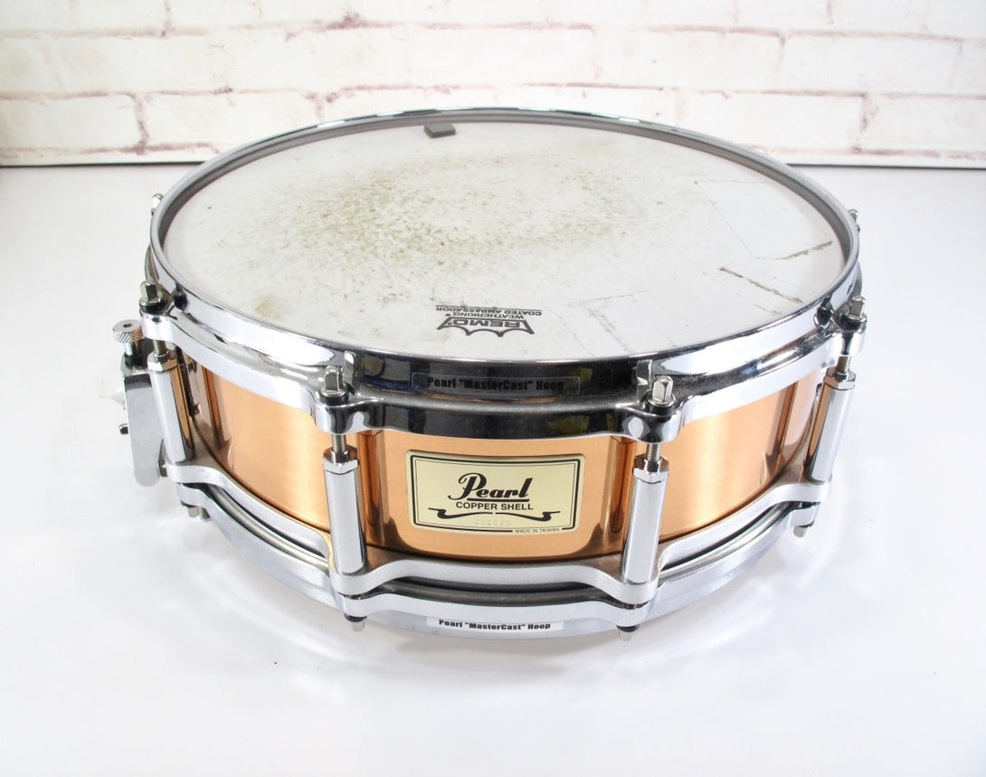 Pearl Copper Shell 14 x 5 Free Floating System 10 Lug Snare Drum - ZeereeZ