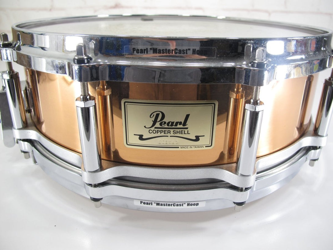 Pearl Copper Shell 14 x 5 Free Floating System 10 Lug Snare Drum - ZeereeZ