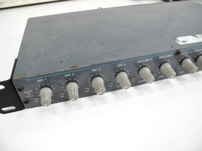 Peavey SMR 6 Compact 6 Channel Phantom Power Microphone Mixer - ZeereeZ