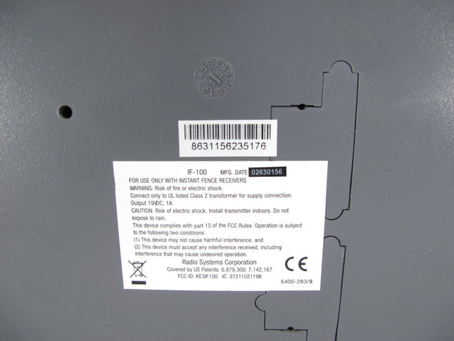 Petsafe Instant Fence Wireless Replacement / Expansion Transmitter IF - 100 - ZeereeZ