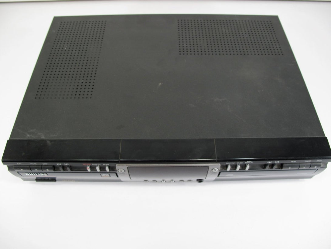 Philips CDR765 Dual Tray Audio Compact Disc CD Recorder w/ Power Cord - ZeereeZ