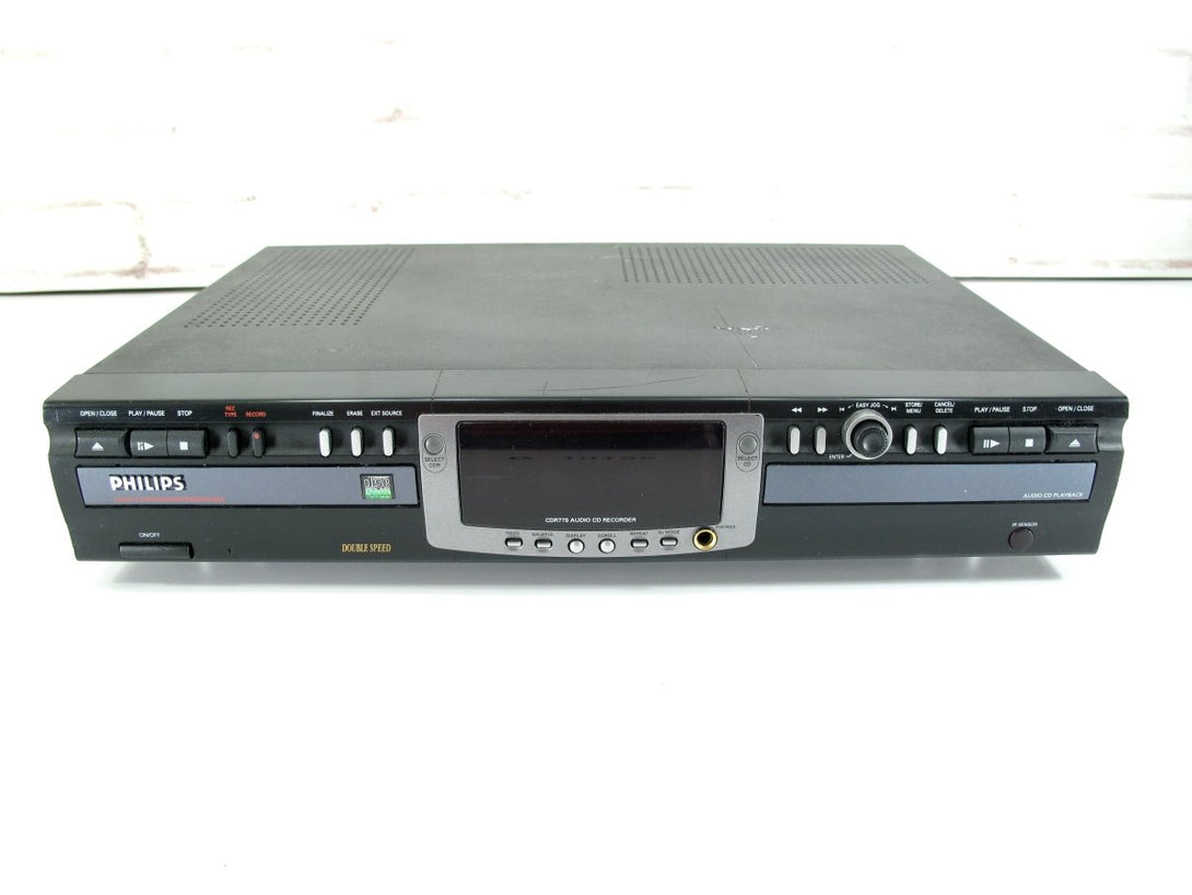 Philips CDR775 /17 CD Recordable Dual Deck CD - RW CD - R Player Recorder - ZeereeZ