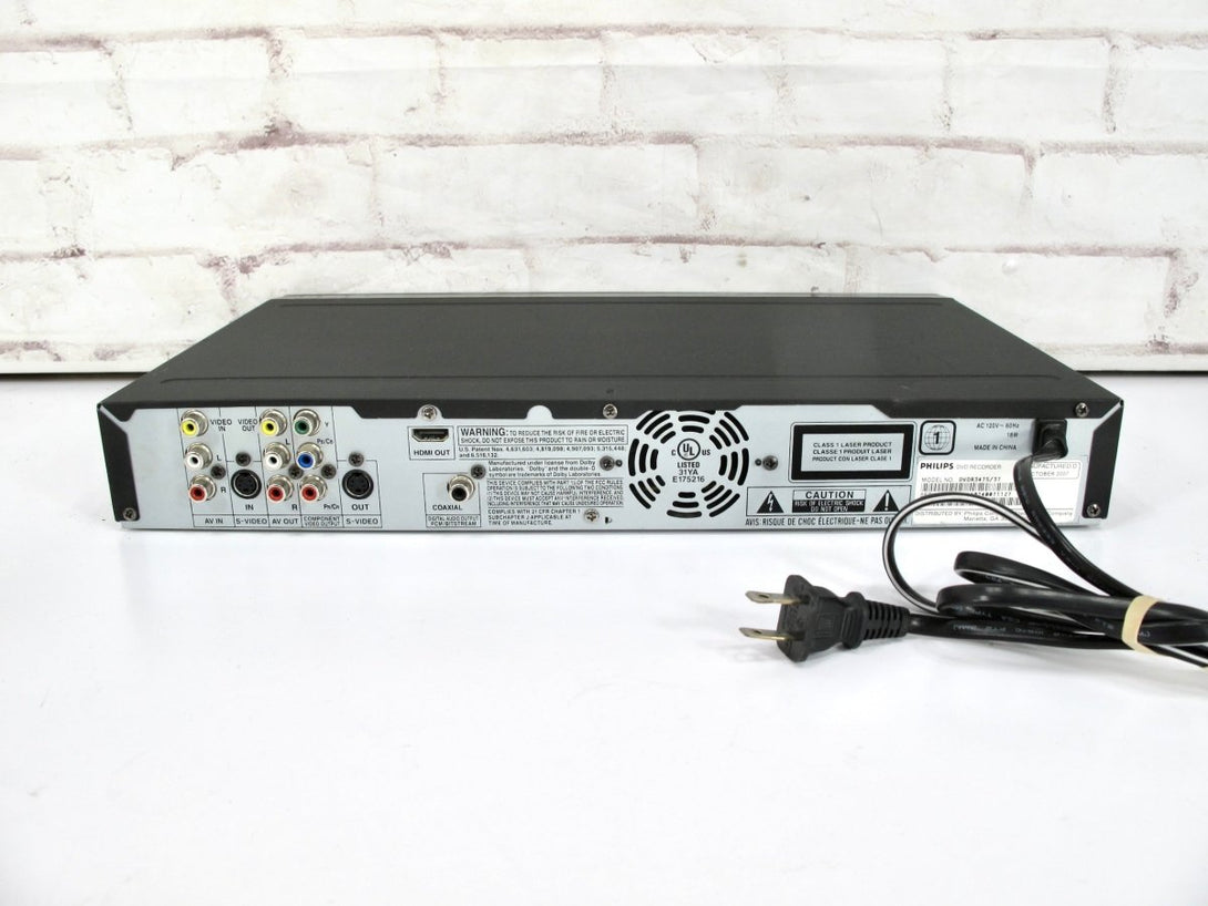 Philips DVDR3475 DVD Player and Recorder 1080p HDMI W/ Remote - ZeereeZ