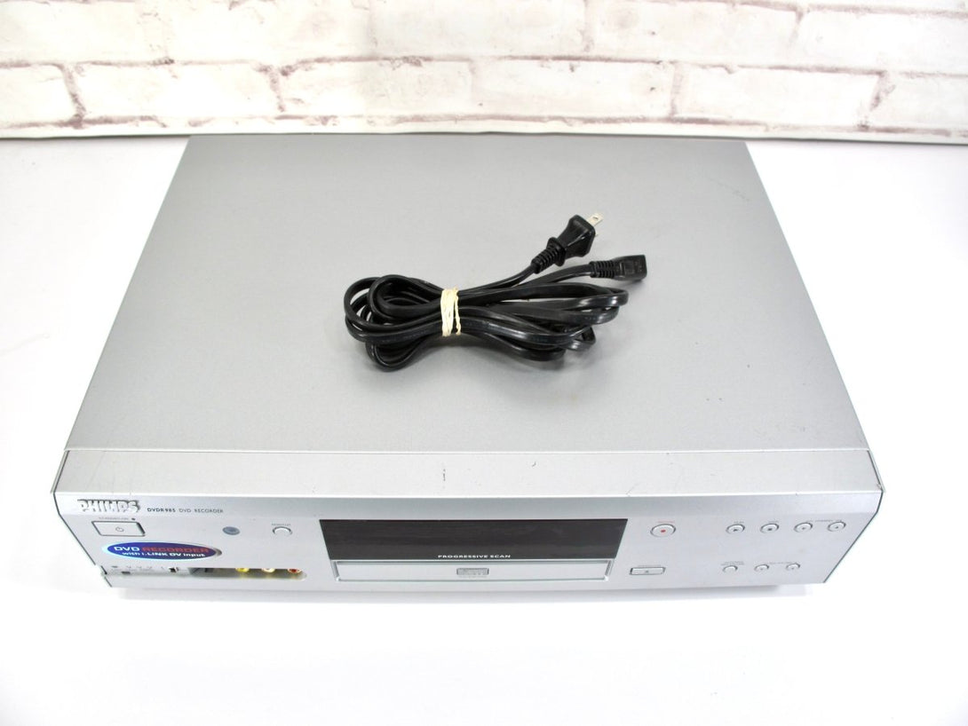 Philips DVDR985/172 DVD+ReWritable TruSurround DVD Recorder Player - ZeereeZ