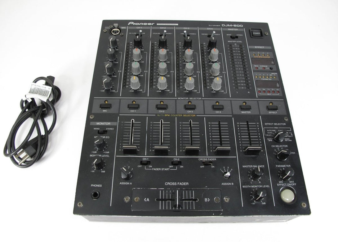 Pioneer DJM - 500 4 - Channel Performance DJ Audio Mixer Japan - ZeereeZ