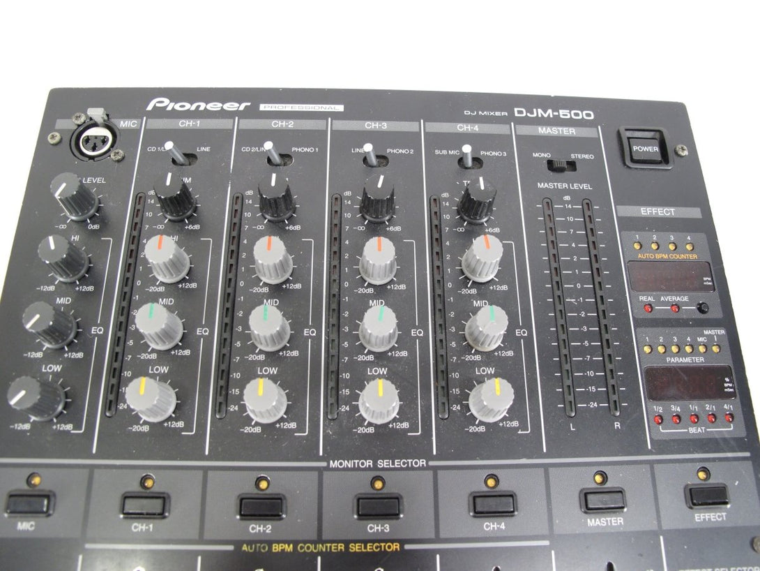 Pioneer DJM - 500 4 - Channel Performance DJ Audio Mixer Japan - ZeereeZ
