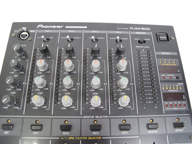Pioneer DJM - 500 4 - Channel Performance DJ Audio Mixer Japan - ZeereeZ