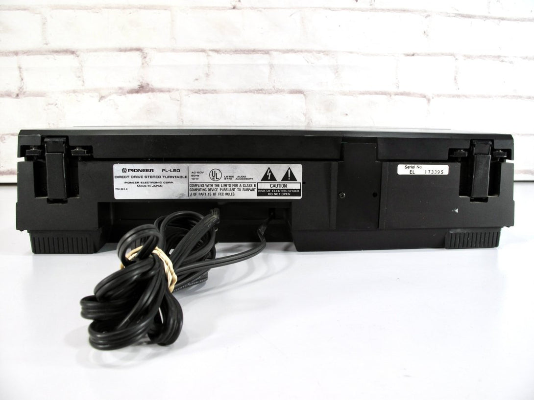 Pioneer PL - L50 Linear Tracking Full Automatic Direct Drive Turntable - ZeereeZ