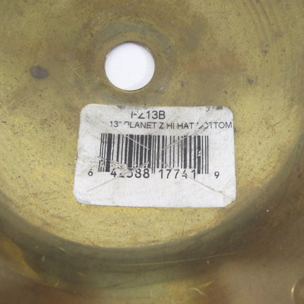 Planet Z PZ13B 13 Inch Hi Hat Bottom Drum Cymbal - ZeereeZ