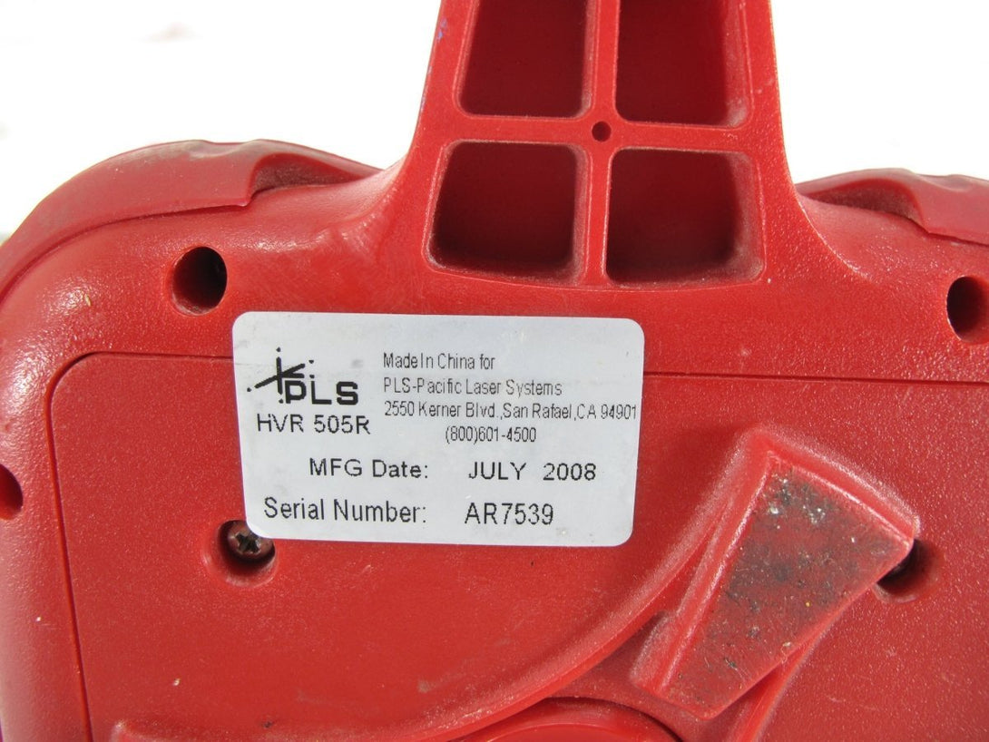 PLS HVR 505R Compact Self Leveling Red Rotary Laser System - ZeereeZ