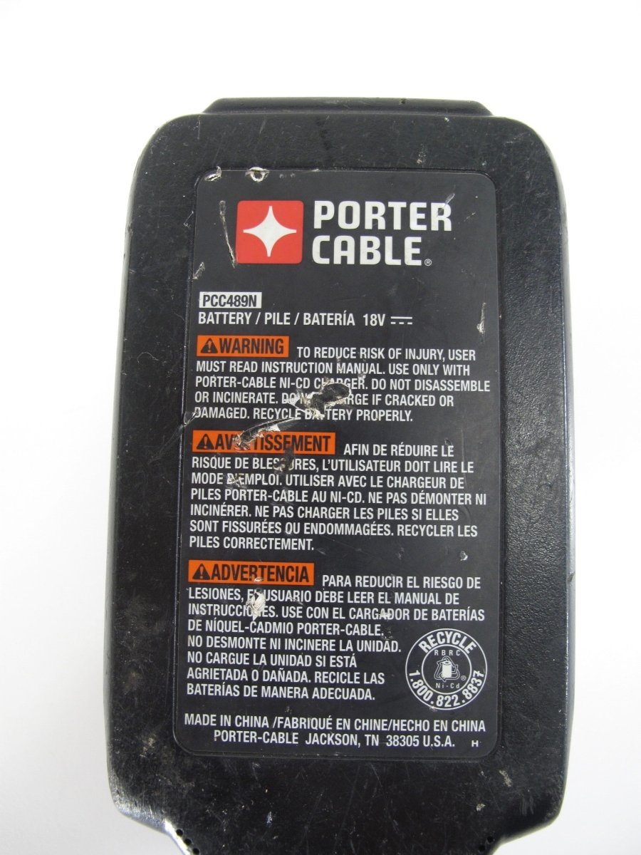 Porter Cable PCC489N 18V 3.6Ah Rechargeable Power Tool Battery - ZeereeZ