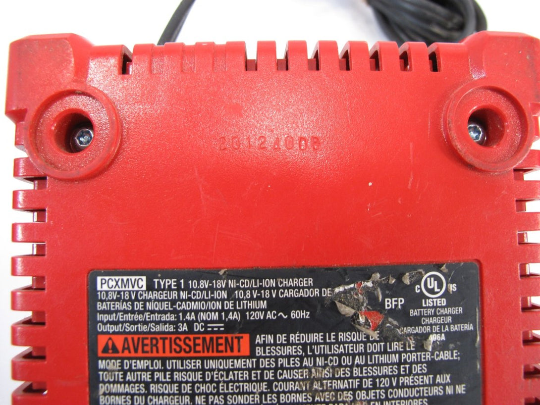 PORTER - CABLE PCXMVC Multi - Chemistry Slide Pack Tool Battery Charger - ZeereeZ