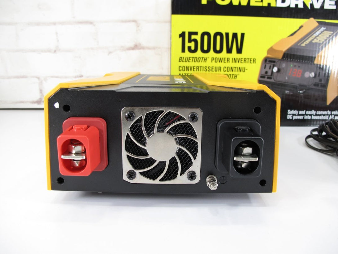 PowerDrive PD1500 1500 Watt power Inverter 4 Outlet 2 USB App w/ Bluetooth - ZeereeZ