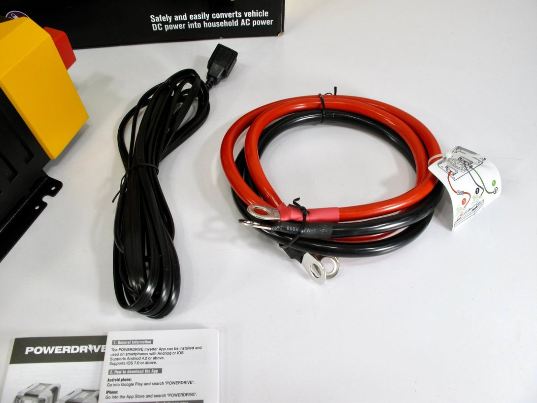 PowerDrive PD1500 1500 Watt power Inverter 4 Outlet 2 USB App w/ Bluetooth - ZeereeZ