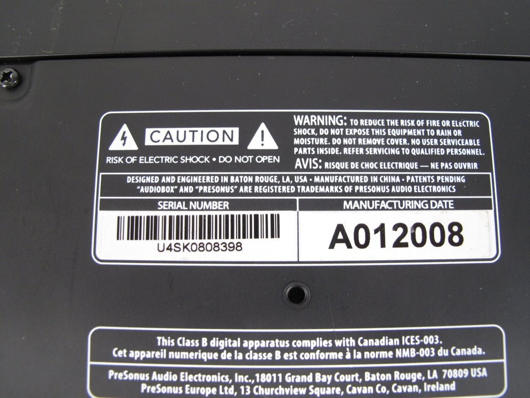 Presonus AudioBox USB 96 25th Anniversary Audio Recording Interface - ZeereeZ