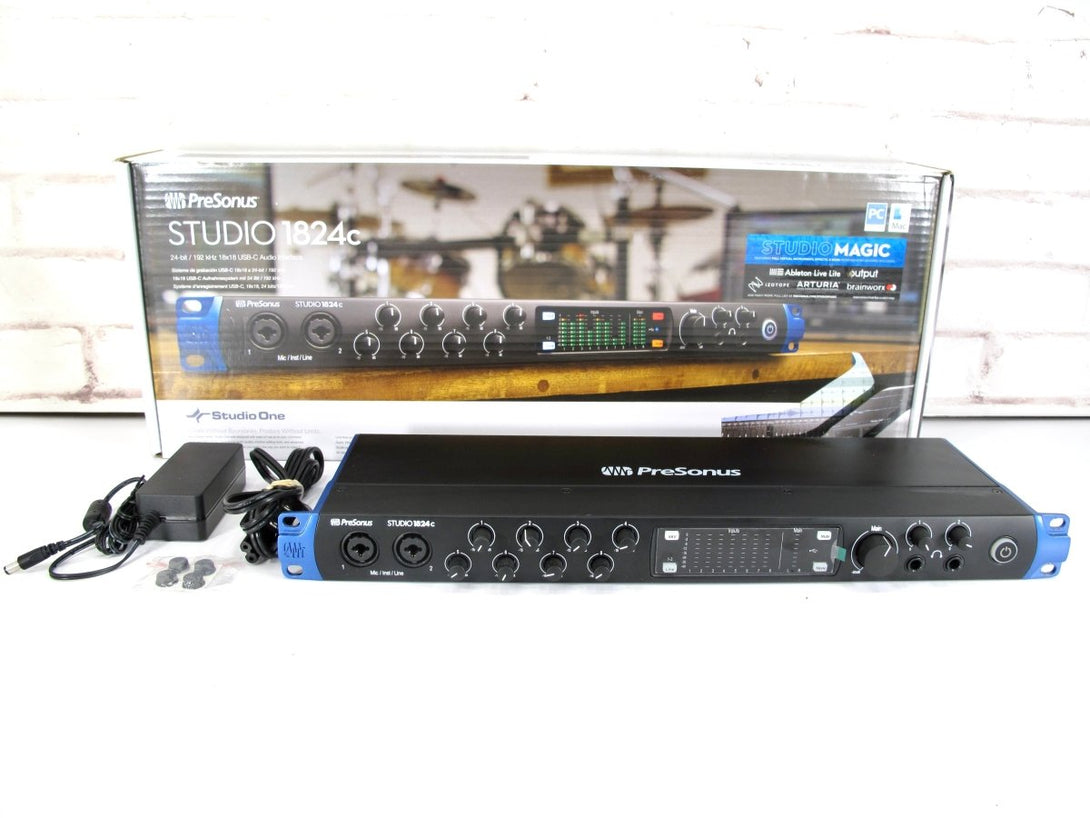 PreSonus Studio 1824c USB - C 18 Input Digital Audio Recording Interface - ZeereeZ