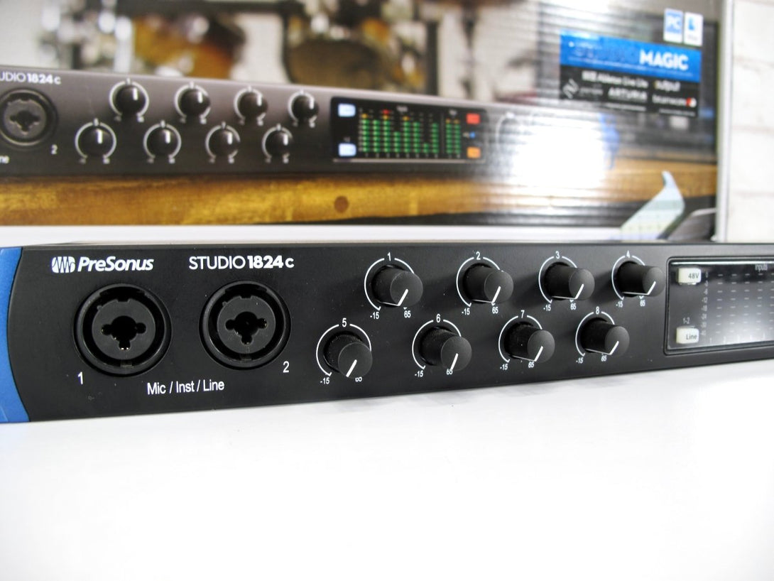 PreSonus Studio 1824c USB - C 18 Input Digital Audio Recording Interface - ZeereeZ