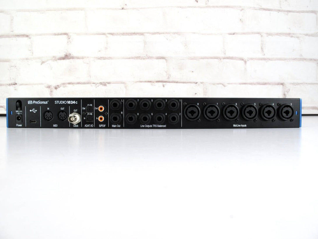 PreSonus Studio 1824c USB - C 18 Input Digital Audio Recording Interface - ZeereeZ
