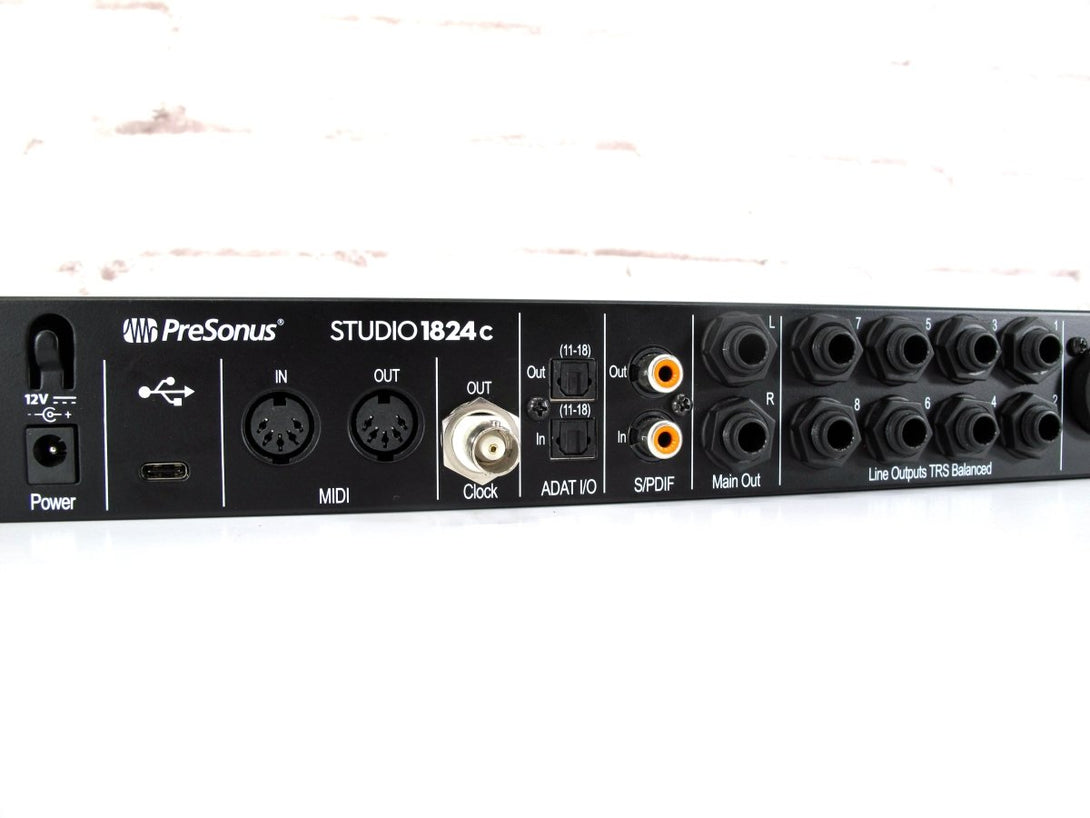 PreSonus Studio 1824c USB - C 18 Input Digital Audio Recording Interface - ZeereeZ