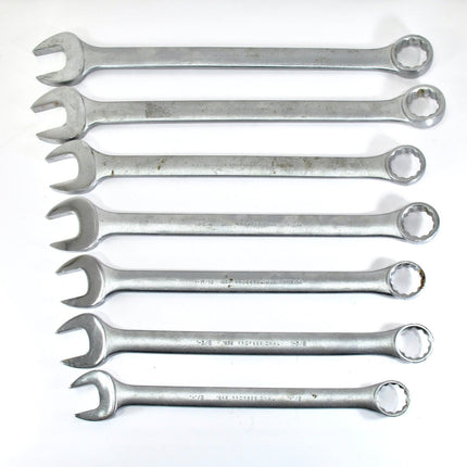 Proto 7 Piece 12 Point Combination 1 - 1/2 to 2 Inch Heavy Duty Wrench Set - ZeereeZ