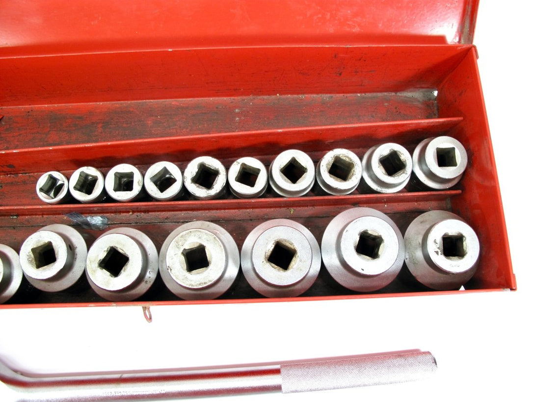 PROTO J55104 3/4" Drive 29 Pc Socket Set 12 Point SAE 2 - 3/8” Thru 7/8” - ZeereeZ