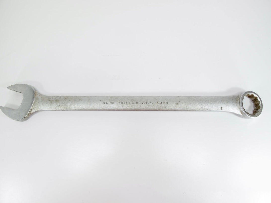 Proto Professional 1250M Combination Wrench, 12 point, 50mm USA - ZeereeZ