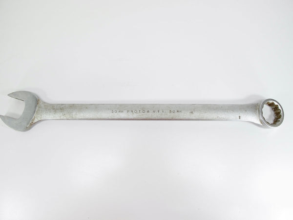 Proto Professional 1250M Combination Wrench, 12 point, 50mm USA - ZeereeZ