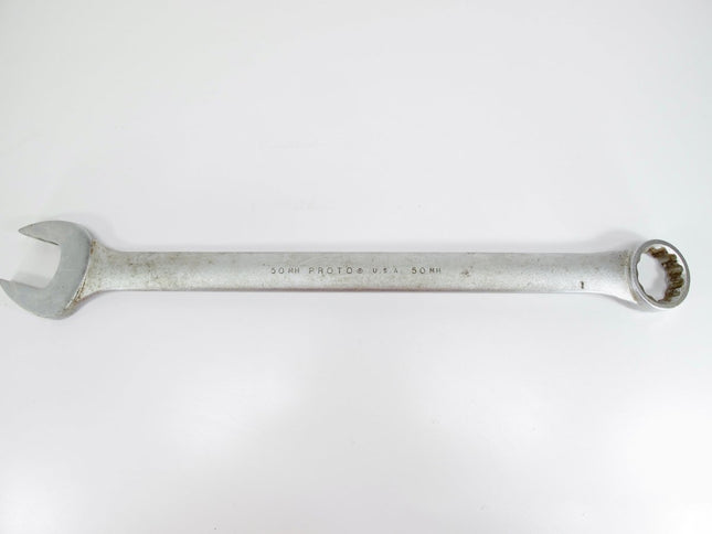 Proto Professional 1250M Combination Wrench, 12 point, 50mm USA - ZeereeZ