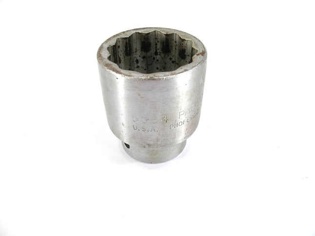 Proto Professional 5554M 54mm Standard Socket, 3/4" Drive, 12 Point - ZeereeZ