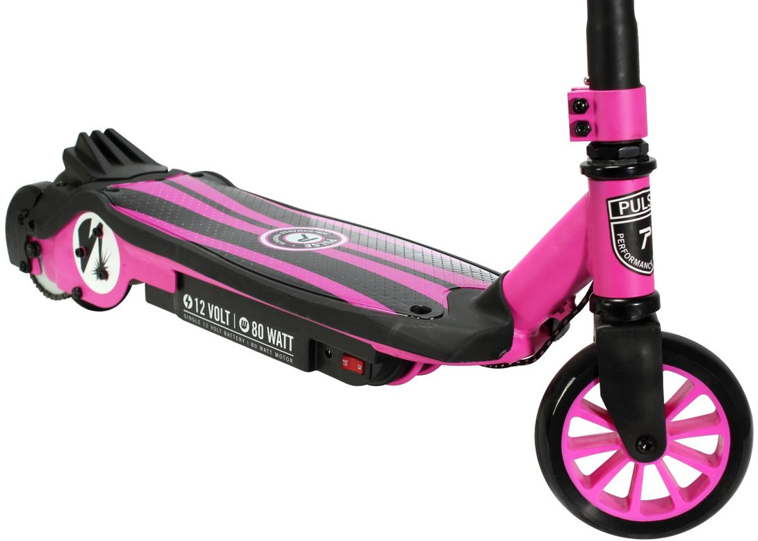 Pulse Performance Products REVSTER Electric Scooter Pink/Black - ZeereeZ