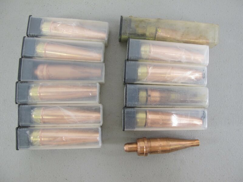 Radnor 4 - GPN 3 - GPN 4 - 1 - 101 Lot of 12 Cutting Torch Tips - ZeereeZ