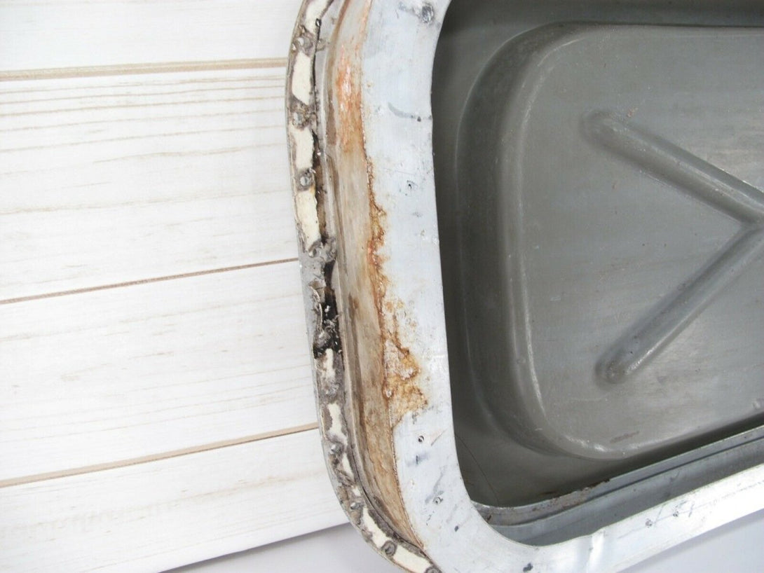 Rear Side Trunk Access Door Hatch from Vintage Airstream International Trailer 70s - 80s 20 x 14 - ZeereeZ